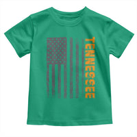 Vintage Tennessee Toddler T Shirt Retro Orange TN USA Flag Patriotic US State
