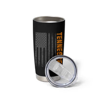 Vintage Tennessee Tumbler Cup Retro Orange TN USA Flag Patriotic US State