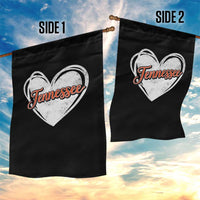 Vintage Tennessee Garden Flag Heart Graphic TN Orange US State