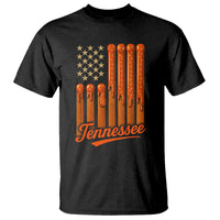 Vintage Tennessee T Shirt Orange Dripping Flag Vintage State Pride Sports Fan Patriotic