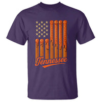 Vintage Tennessee T Shirt Orange Dripping Flag Vintage State Pride Sports Fan Patriotic