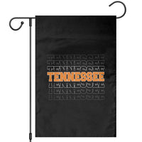 Vintage Tennessee Garden Flag Throwback Design Classic TN Orange US State