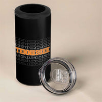 Vintage Tennessee 4 in 1 Can Cooler Tumbler Throwback Design Classic TN Orange US State