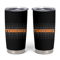 Vintage Tennessee Tumbler Cup Throwback Design Classic TN Orange US State