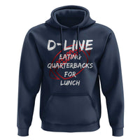 Football Linemen Hoodie D Line Eating Quarterbacks Defensive - Wonder Print Shop