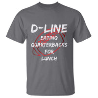 Football Linemen T Shirt D Line Eating Quarterbacks Defensive - Wonder Print Shop