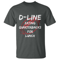 Football Linemen T Shirt D Line Eating Quarterbacks Defensive - Wonder Print Shop