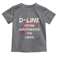 Football Linemen Toddler T Shirt D Line Eating Quarterbacks Defensive - Wonder Print Shop