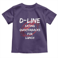 Football Linemen Toddler T Shirt D Line Eating Quarterbacks Defensive - Wonder Print Shop