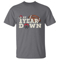 1st Year Down Football T Shirt Touchdown One First Birthday Infant Baby Boy - Wonder Print Shop