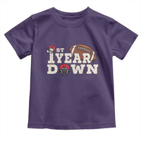1st Year Down Football Toddler T Shirt Touchdown One First Birthday Infant Baby Boy - Wonder Print Shop