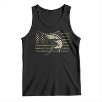Fishing Camouflage US Flag Tank Top Swordfish Fish Fisherman Camo - Wonder Print Shop