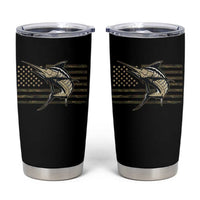 Fishing Camouflage US Flag Tumbler Cup Swordfish Fish Fisherman Camo - Wonder Print Shop