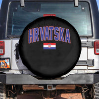 Hrvatska Flag Spare Tire Cover Croatia Vintage Zagreb Croatian Jersey Retro