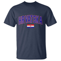 Hrvatska Flag T Shirt Croatia Vintage Zagreb Croatian Jersey Retro