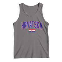 Hrvatska Flag Tank Top Croatia Vintage Zagreb Croatian Jersey Retro