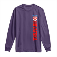 Hrvatska Long Sleeve Shirt Vintage Croatia Zagreb Croatian