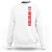Hrvatska Sweatshirt Vintage Croatia Zagreb Croatian