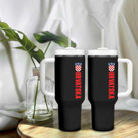 Hrvatska Tumbler With Handle Vintage Croatia Zagreb Croatian