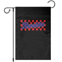 Hrvatska Garden Flag Checkered Retro Croatia Zagreb Croatian