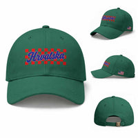 Hrvatska Baseball Cap Checkered Retro Croatia Zagreb Croatian