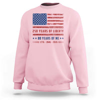 Patriotic 80th Birthday USA 250th Anniversary Sweatshirt 250 Years of Liberty 1946 80 Year Old Gift
