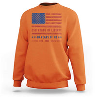 Patriotic 60th Birthday USA 250th Anniversary Sweatshirt 250 Years of Liberty 1966 60 Year Old Gift