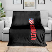 Croatia Throw Blanket Vintage Hrvatska Zagreb Croatian