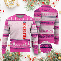 Croatia Ugly Christmas Sweater Vintage Hrvatska Zagreb Croatian