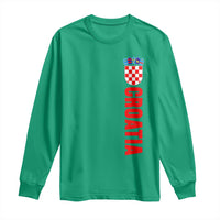 Croatia Long Sleeve Shirt Vintage Hrvatska Zagreb Croatian