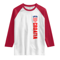 Croatia Raglan Shirt Vintage Hrvatska Zagreb Croatian