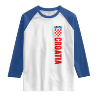 Croatia Raglan Shirt Vintage Hrvatska Zagreb Croatian