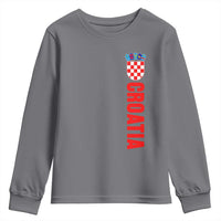 Croatia Youth Sweatshirt Vintage Hrvatska Zagreb Croatian