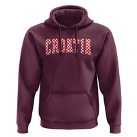 Vintage Croatia Hoodie Retro Varsity Hrvatska Flag Zagreb Croatian