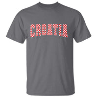 Vintage Croatia T Shirt Retro Varsity Hrvatska Flag Zagreb Croatian