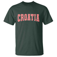Vintage Croatia T Shirt Retro Varsity Hrvatska Flag Zagreb Croatian