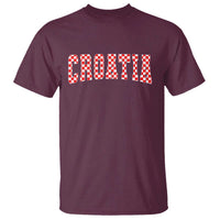 Vintage Croatia T Shirt Retro Varsity Hrvatska Flag Zagreb Croatian