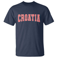 Vintage Croatia T Shirt Retro Varsity Hrvatska Flag Zagreb Croatian