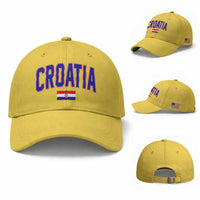 Croatia Flag Baseball Cap Vintage Hrvatska Flag Zagreb Croatian Jersey Retro