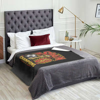 Spain Champions 2026 Throw Blanket Spanish Soccer Fan Graphic