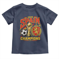 Spain Champions 2026 Toddler T Shirt Spanish Soccer Fan Graphic