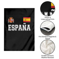 Spain Espana Garden Flag Vintage Spanish Flag Royal Crest Graphic