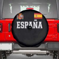Spain Espana Spare Tire Cover Vintage Spanish Flag Royal Crest Graphic