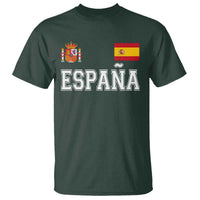 Spain Espana T Shirt Vintage Spanish Flag Royal Crest Graphic