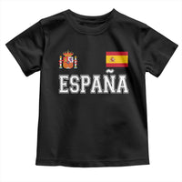 Spain Espana Toddler T Shirt Vintage Spanish Flag Royal Crest Graphic