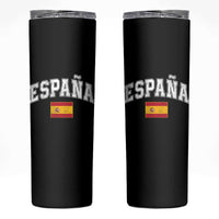 España Vintage Spanish Flag Pride Graphic Skinny Tumbler