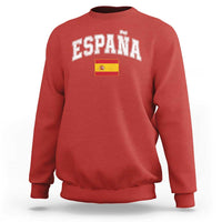 España Vintage Spanish Flag Pride Graphic Sweatshirt