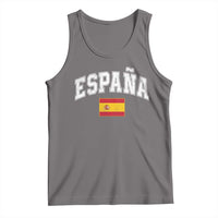España Vintage Spanish Flag Pride Graphic Tank Top