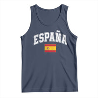 España Vintage Spanish Flag Pride Graphic Tank Top