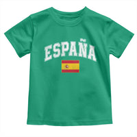 España Vintage Spanish Flag Pride Graphic Toddler T Shirt